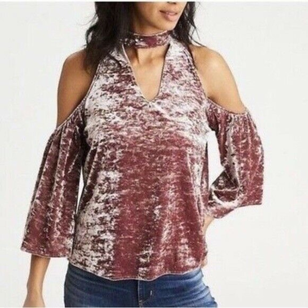 american eagle velvet tank top